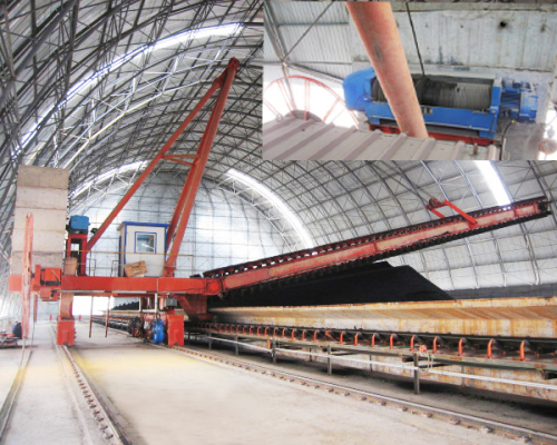 Side Scraper Reclaimer s dĺžkou ramena od 11 do 36 metrov